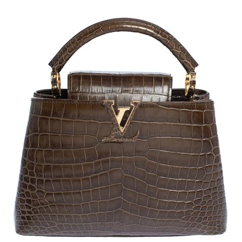 crocodile bag louis vuitton|louis vuitton alligator handbags.